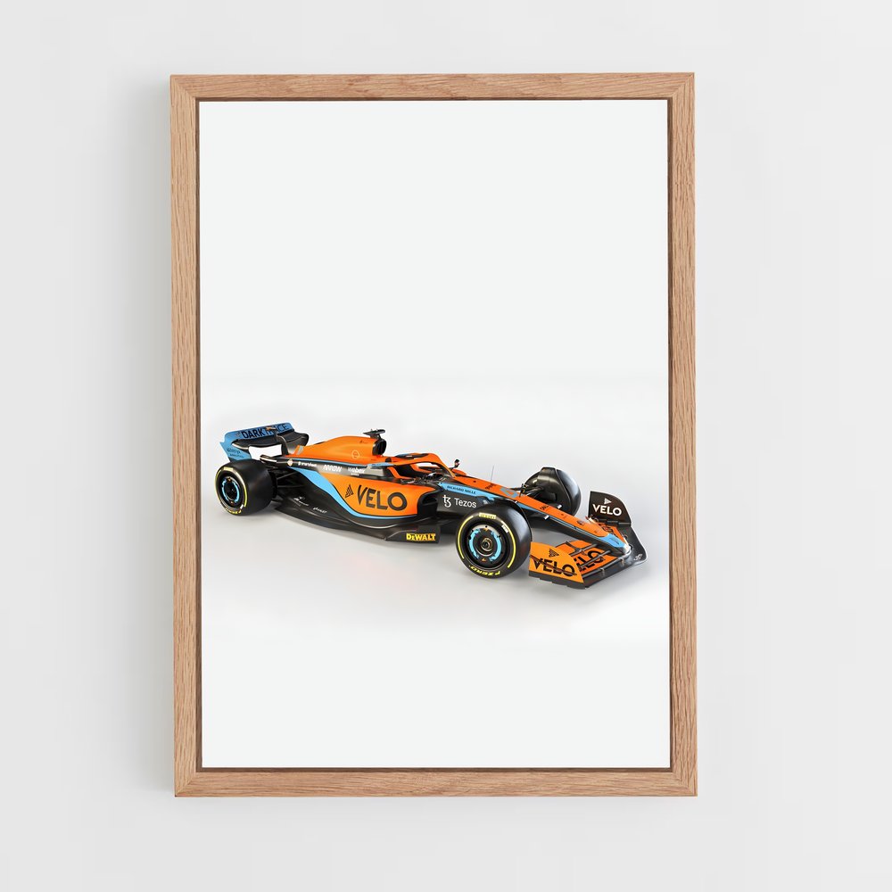 Poster Mcl36 : La Vitesse Incarnée – affiche Voitures de Formule 1 (vue 4)